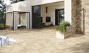 Carrelage imitation travertin - Aurum Ebur antidérapant multiformat 50x50 - 25x50 - 25x25 (Copie)