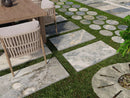 Carrelage piscine effet pierre Bali Green 29,5x60 cm
