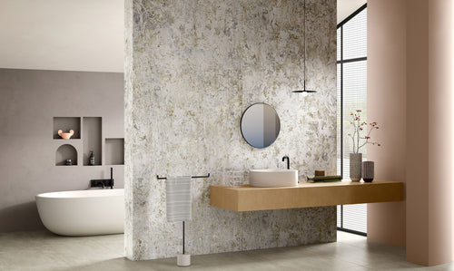 Carrelage minéral Foyer Masque 60x120 cm