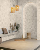 Faïence murale effet artisanal Raku Zen White 60x120 cm