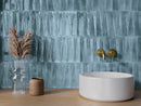 Faïence relief Bari Blue Decor 6x24,6 cm