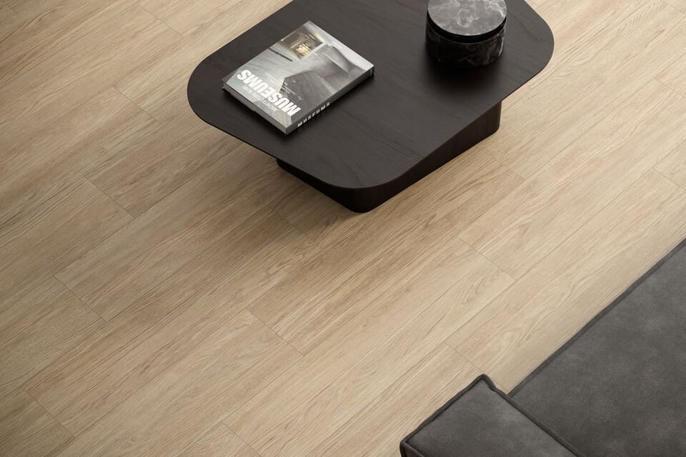 Carrelage effet bois Bowland Oak mat 22,5x90 cm