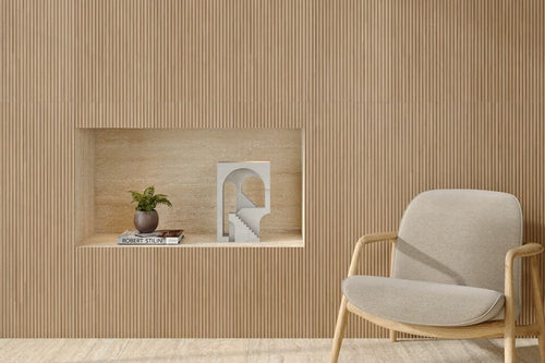 Faïence effet bois Marlen Slat Oak mat 40x120 cm