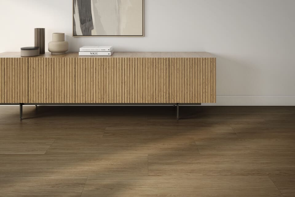 Carrelage effet bois Bowland Honey mat 22,5x90 cm