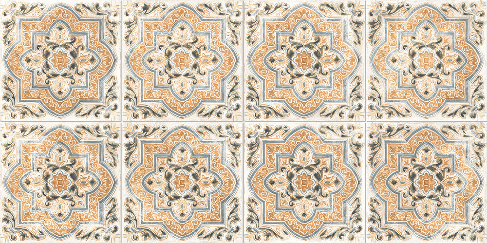 Dalle extérieure décorative Frühling Arabisch 61x61 cm - 2 cm à poser sur plots