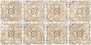 Développement graphique du motif Frühling Arabisch 61x61 cm