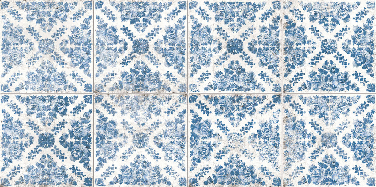 Développement graphique du motif floral Frühling Blumen 61x61 cm