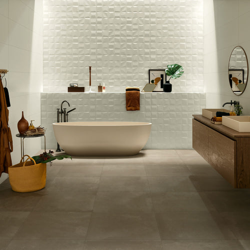 Genesis Rise White Matt 35x100 - 1.05 m² par colis