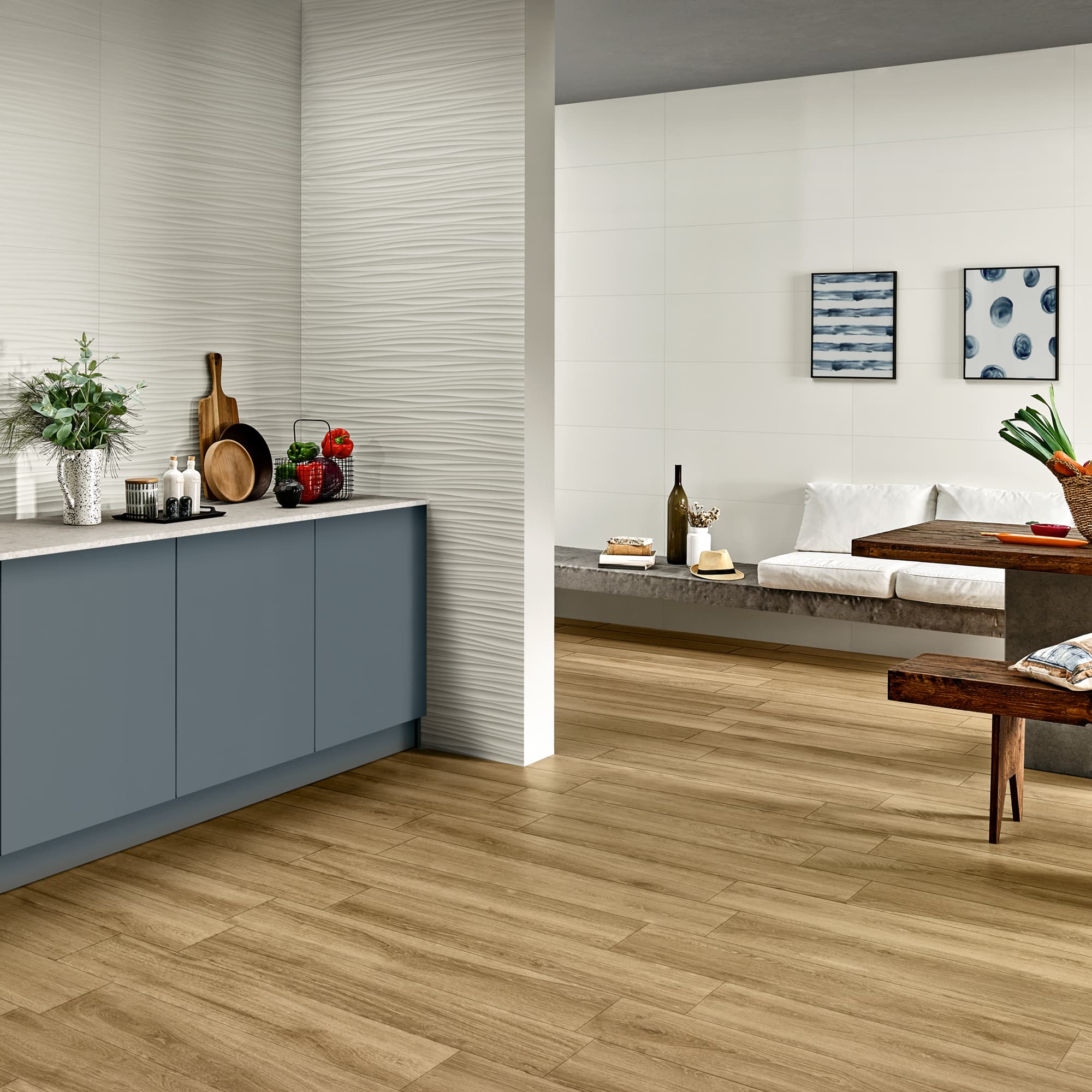 Genesis Wind White SHINE 35x100 - 1.05 m² par colis