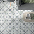 Carrelage floral Havana White Flower 22,3x22,3 cm