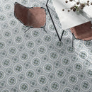 Carrelage décoratif Havana White Garden 22,3x22,3 cm
