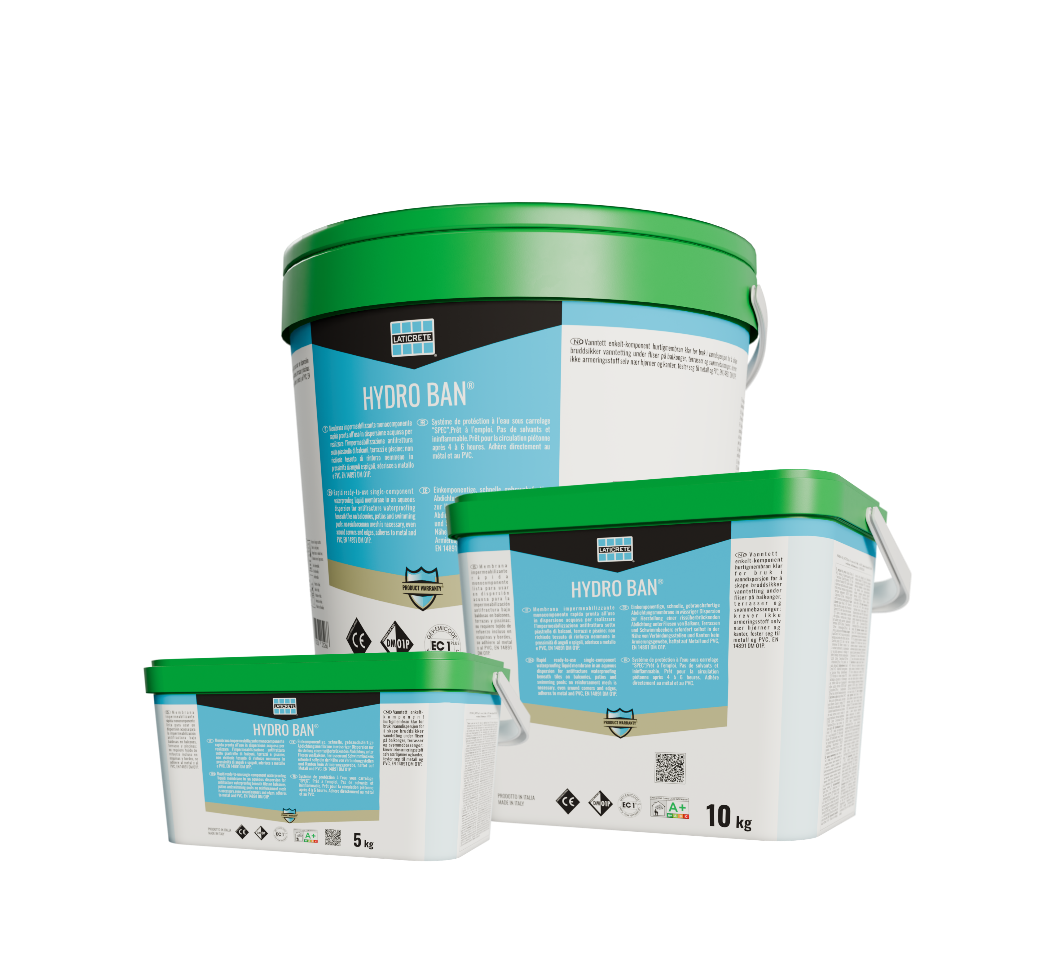 Membrane d'imperméabilisation et de protection contre les fractures HYDRO BAN - 5 kg