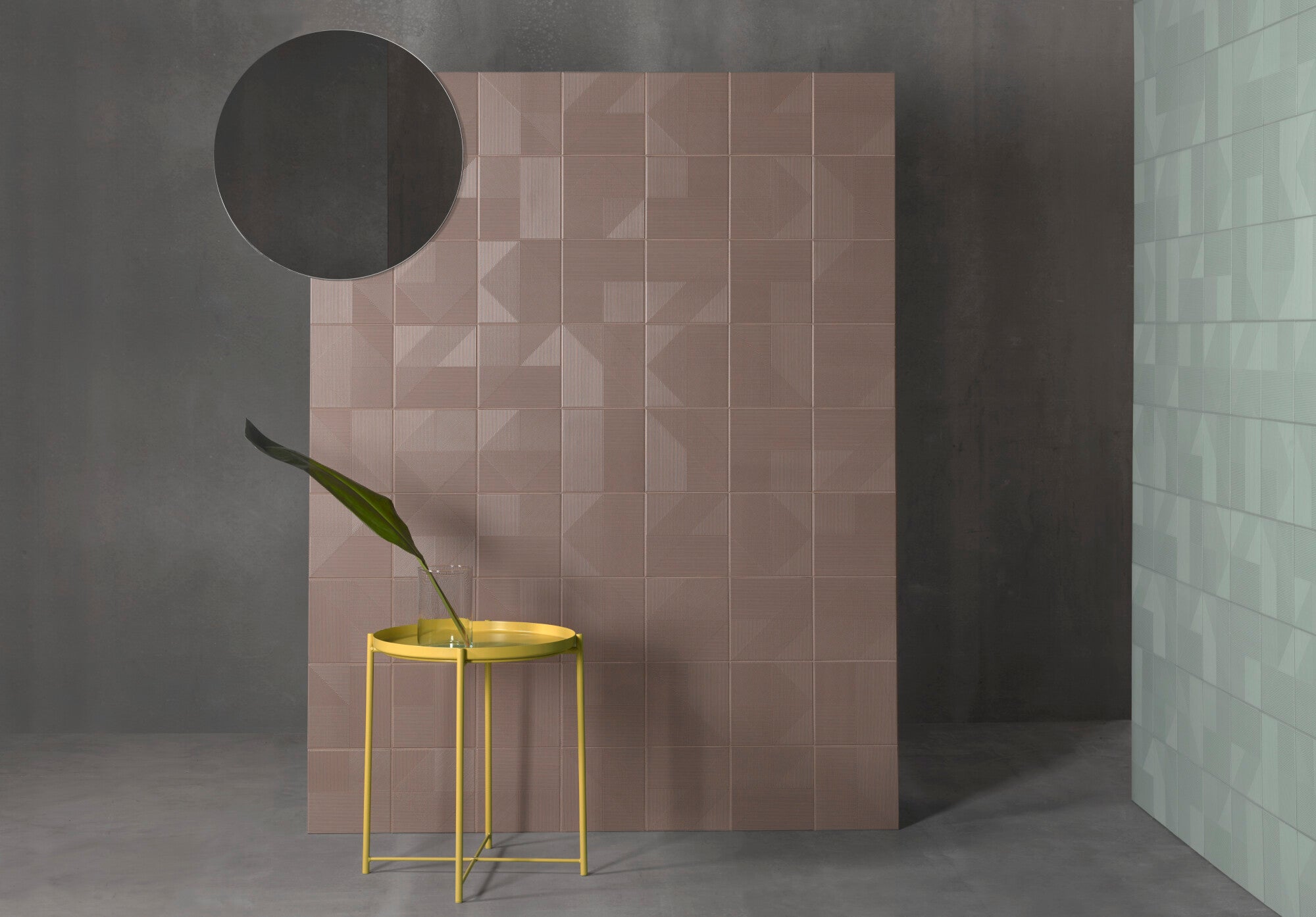 Faïence décorative Lins Brown 20x20 cm