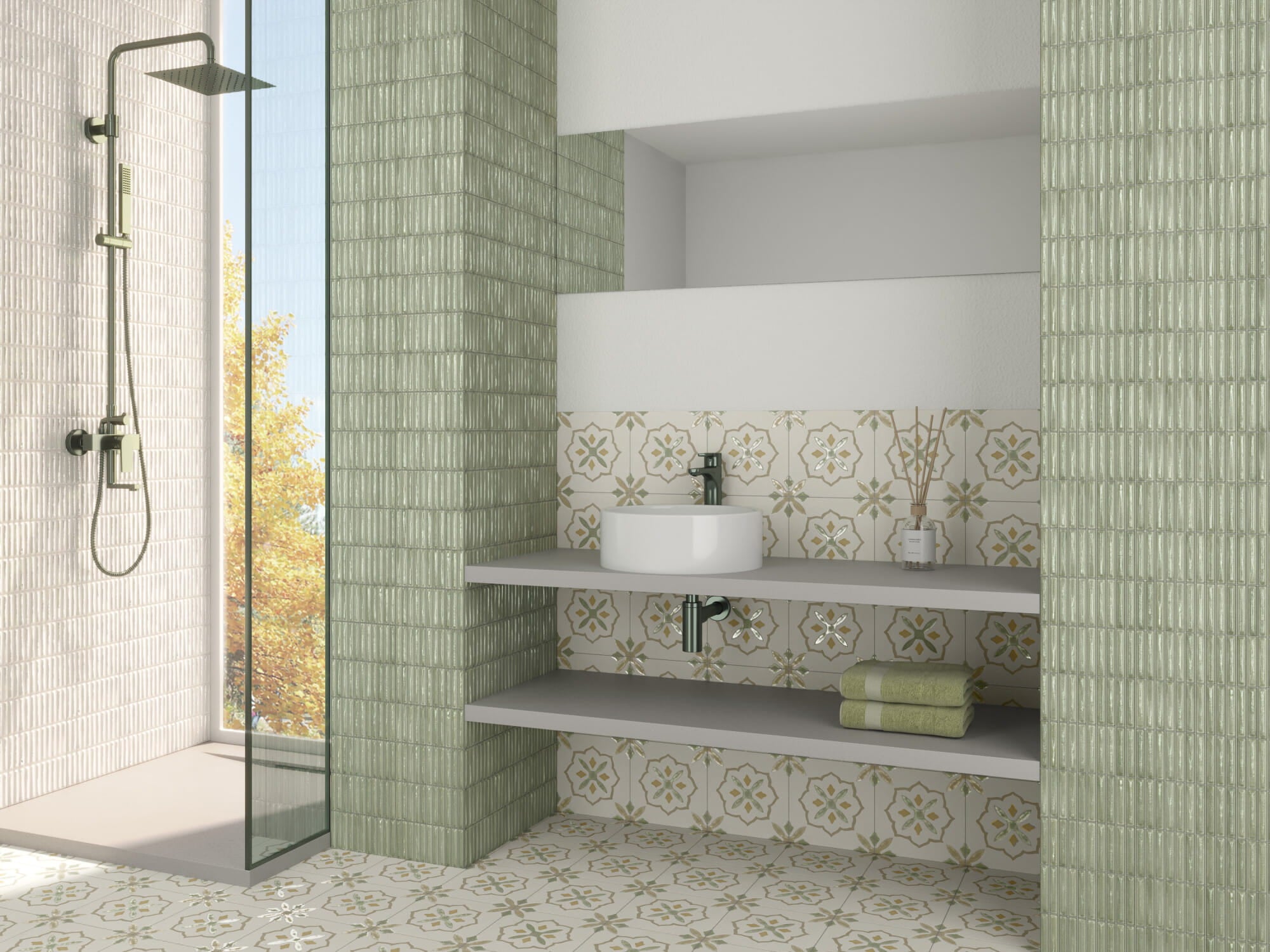 LLEVANT TAUPE CROSS 22X22 – 0.65 m²/colis