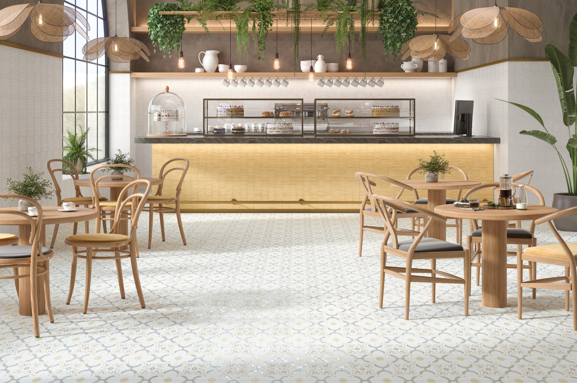 LLEVANT YELLOW FLOWER 22X22 – 0.65 m²/colis