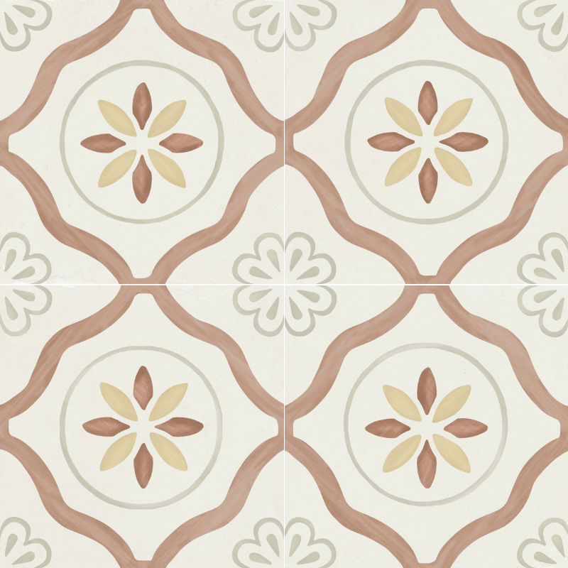 LLEVANT CLAY PETALS 22X22 – 0.65 m²/colis