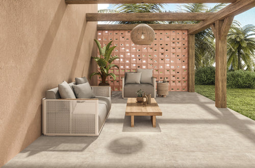 Carrelage imitation béton MERAKI SAND 90X90 cm
