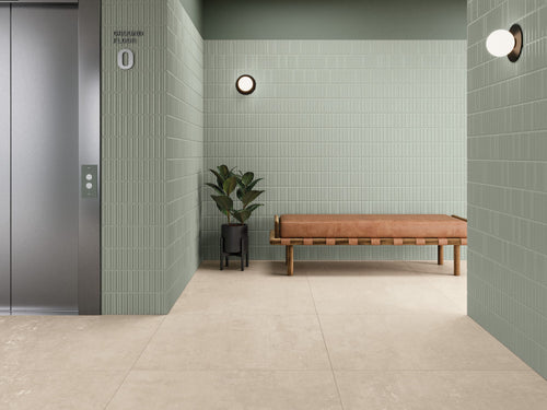 MOVES GREEN : carrelage mural texturé mat 20x40