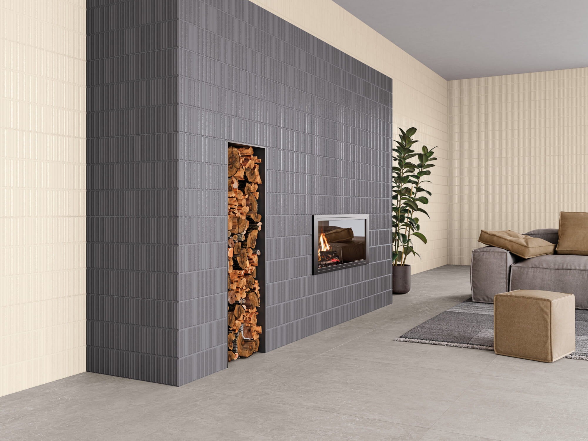 MOVES SAND : carrelage mural texturé mat 20x40