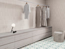 MOVES SILVER : carrelage mural texturé mat 20x40