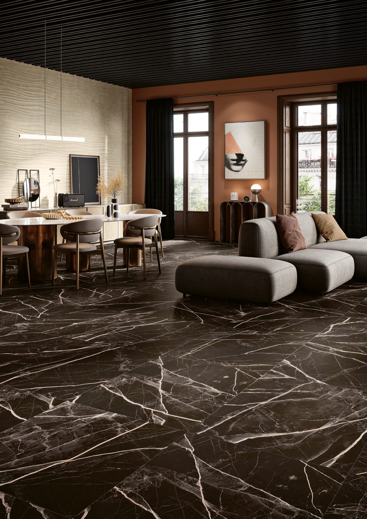 Majestic Calcatta Black 35x100 - 1.05 m² par colis