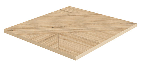 Dalle effet bois Natura Betulla 2 cm 61x61 cm
