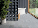 Faïence murale 3D Pique Anthracite 10x40 cm
