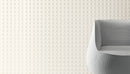 Faïence murale relief Pique Mosaic White 20x40 cm