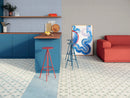 Carrelage effet zellige Rabat Silver 6x24,6 cm