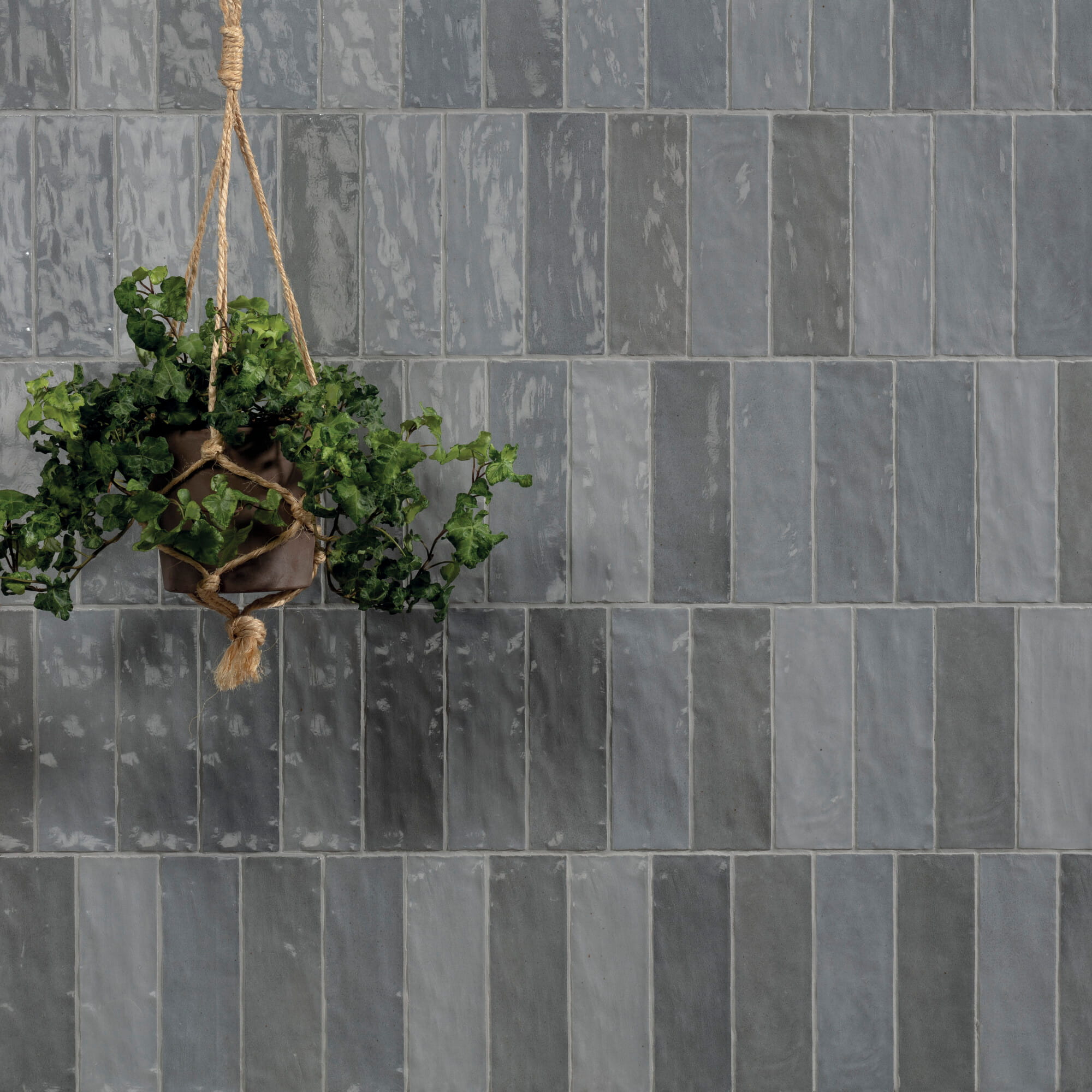 Carrelage imitation zellige RIAD GREY 6.5x20 - 0.50 m² par boîte