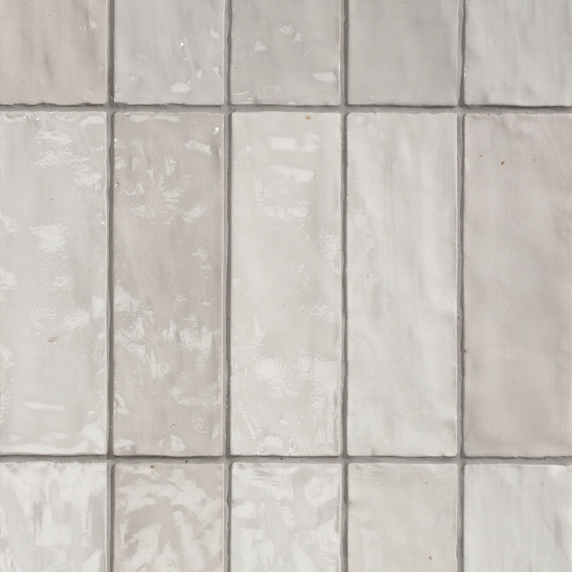 Carrelage imitation zellige RIAD WHITE 6.5x20 - 0.50 m² par boîte