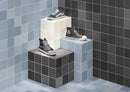 Carrelage uni RUBIK WHITE 12X12 cm