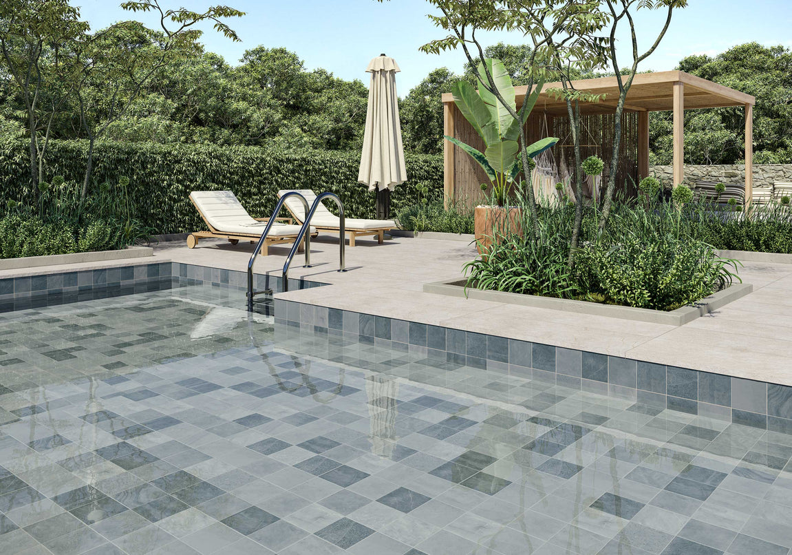 Carrelage effet bali BALI AZUL 33X33
