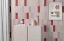 Faïence effet zellige Sahn Red 6,5x20 cm
