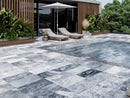 Carrelage piscine effet pierre Bali Blue 29,5x60 cm
