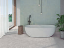 SENSA GREEN : carrelage effet micro terrazzo mat 90x90