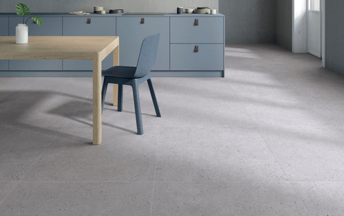 SENSA GREY : carrelage effet micro terrazzo mat 90x90
