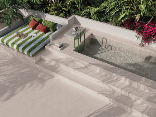 Carrelage mural Siena Sand brillant 6,4x22,3 cm