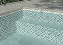 Carrelage décoratif Sirocco Green Petals 22,3x22,3 cm