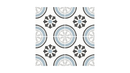 TANGER BLUE DAHLIA : carrelage décoratif mat 12,3x12,3