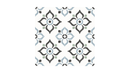 TANGER BLUE GARDEN : carrelage décoratif mat 12,3x12,3