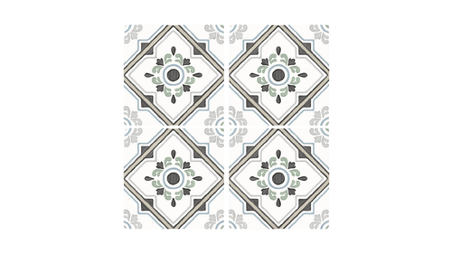 TANGER SAND BLOOM : carrelage décoratif mat 12,3x12,3
