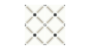 TANGER SAND CROSS : carrelage décoratif mat 12,3x12,3