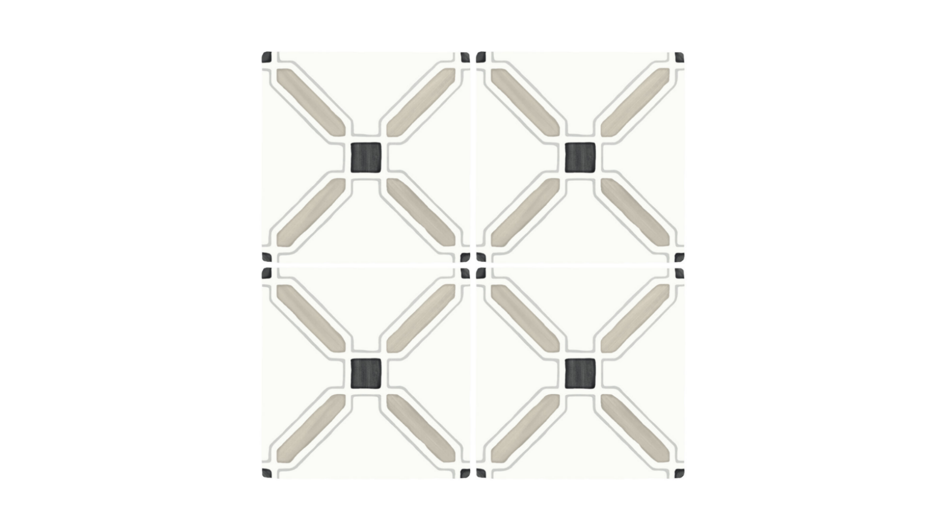 TANGER SAND CROSS : carrelage décoratif mat 12,3x12,3