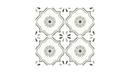 TANGER SAND FLOWER : carrelage décoratif mat 12,3x12,3