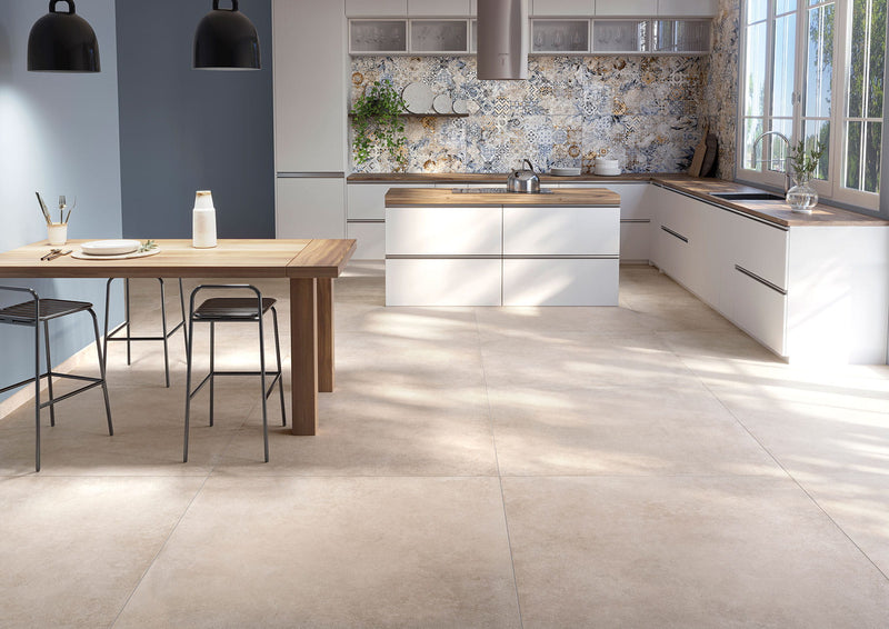 Carrelage béton Soft Continental Soft Sand 80x80 cm