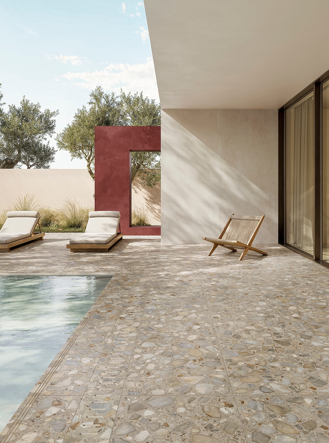 Carrelage pour terrasse extérieure