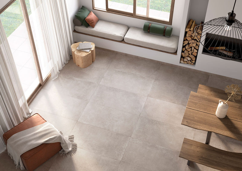 Carrelage béton Soft Continental Soft Smoke 80x80 cm