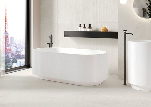 Carrelage effet pierre Cortina Stone Avorio 122,2x122,2 cm