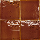 Carrelage Adobe Naranja brillant 10,2x10,2 cm